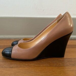 Kate Spade Nude Wedge, size 7 1/2